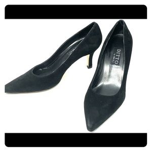 Ditto by Van Eli Black Suede Heels  Size 7M